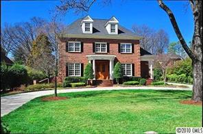 2018 Harris Road Charlotte, NC 28211 - Photo 1 of 16 front view of a brick house with a yard