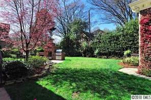 2018 Harris Road Charlotte, NC 28211 - Photo 16 of 16 a view of a garden with large trees