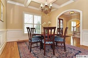 2018 Harris Road Charlotte, NC 28211 - Photo 3 of 16 a view of a dining room with furniture window and wooden floor