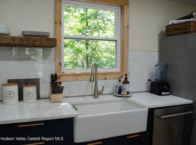 a room with storage and utility