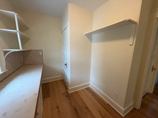 a view of wooden floor