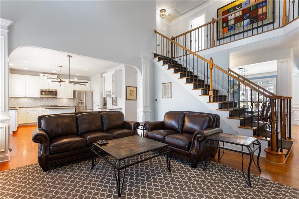 3522 Ivy Manor Road Southeast Smyrna, GA 30080 - Photo 7 of 47 a living room with furniture a rug and a window