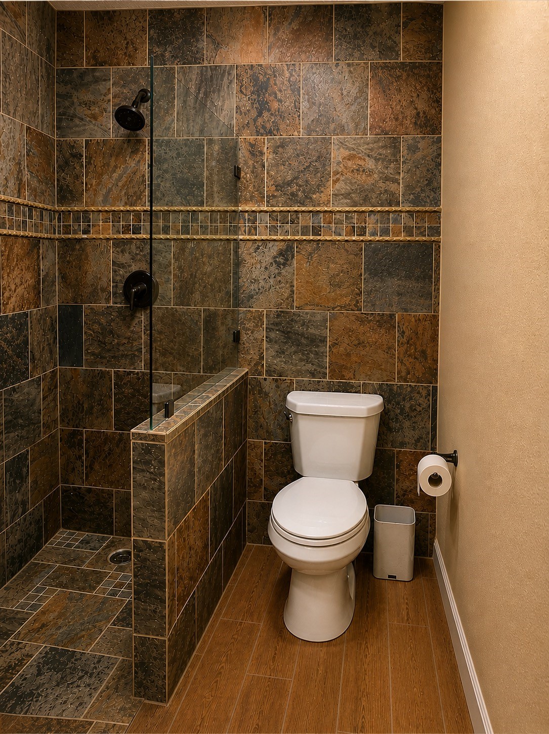 9012 Cooks Lake Road Lumberton, TX 77657 - Photo 16 of 36 a bathroom with a toilet and a shower