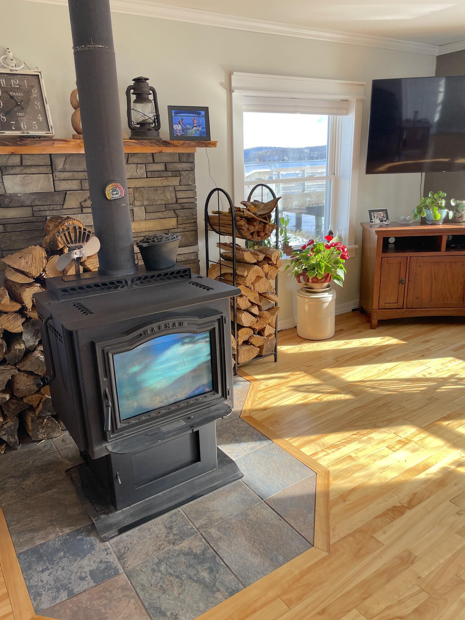 250 Sinclair Road Sinclair, ME 04779 - Photo 11 of 19 Wood stove
