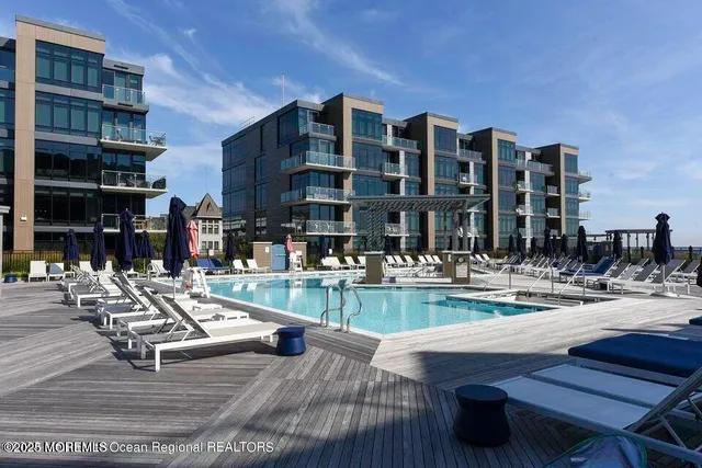 a view of a terrace with sitting area