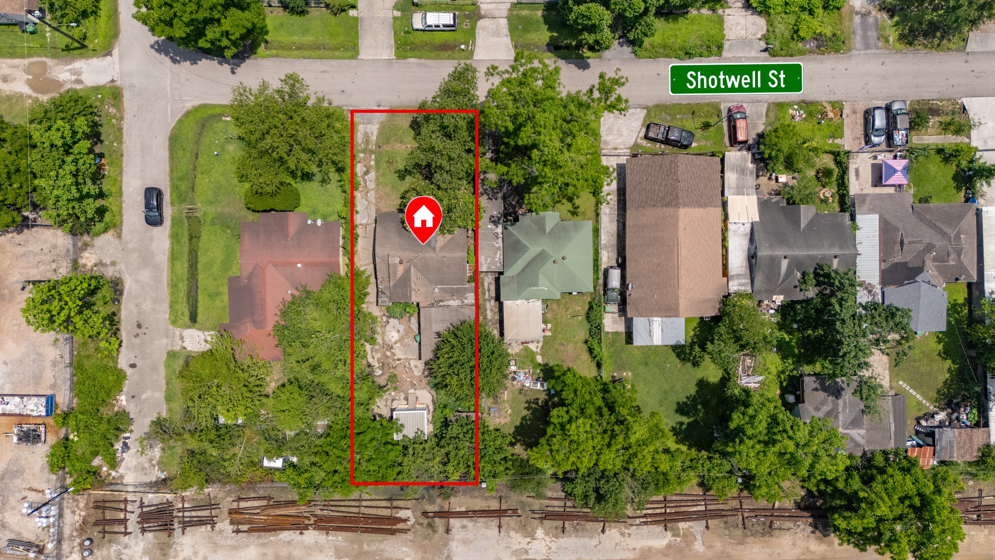 Aerial View - 206 Shotwell St.