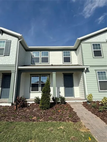 a view of a house with a patio