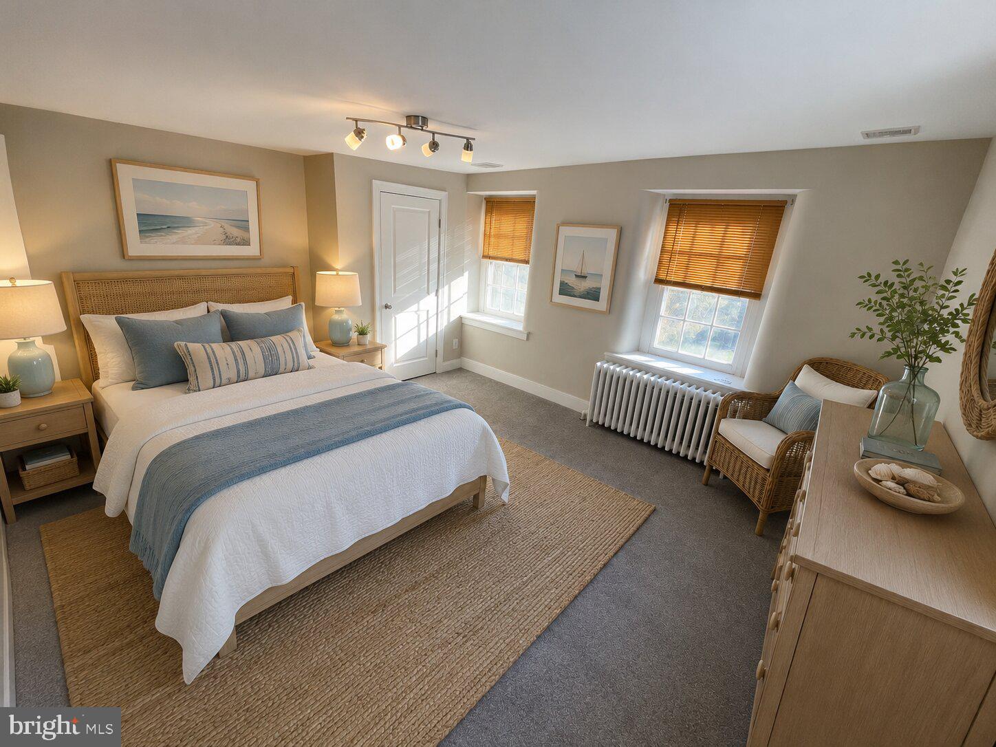 722 Faust Road, Unit FRONT Perkiomenville, PA 18074 - Photo 11 of 17 Bedroom 1 (Imagined with AI)