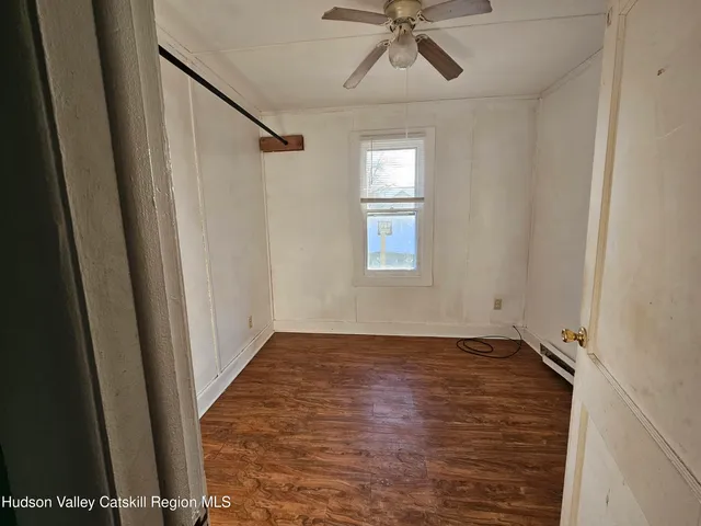 a view of an entryway with a window