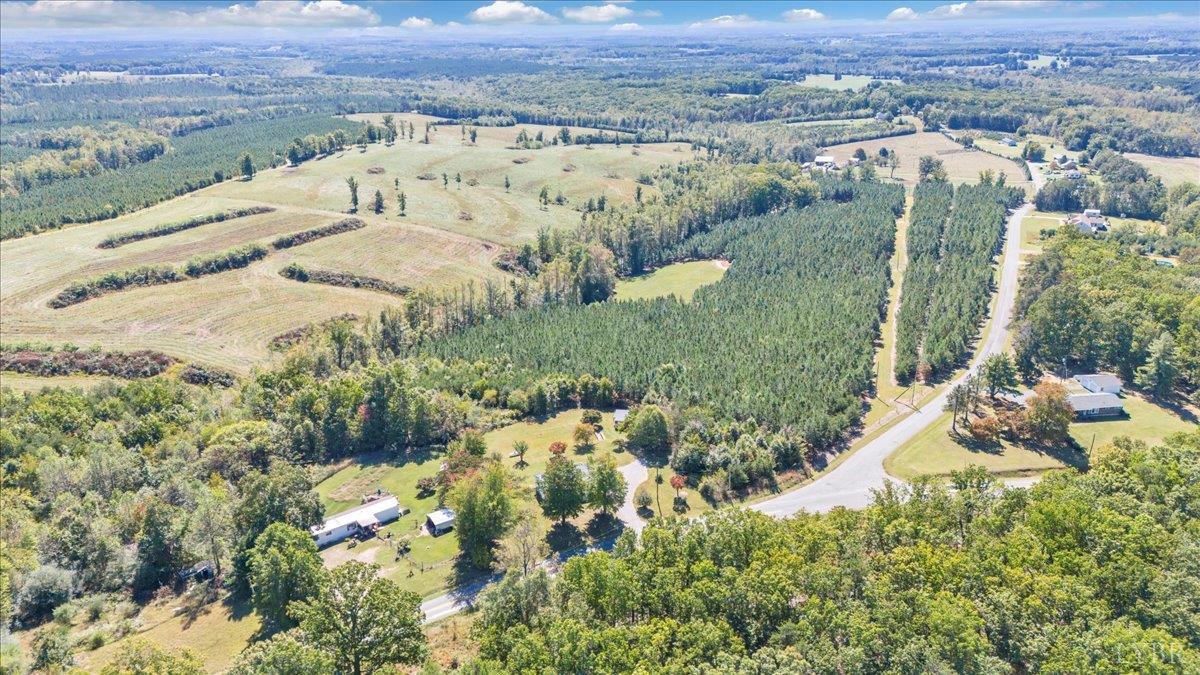 4152 Blue Ridge Drive Gretna, VA 24557 - Photo 68 of 74 an aerial view of house with yard and mountain view in back