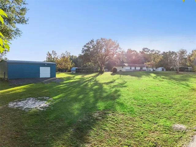 a view of a lake with houses