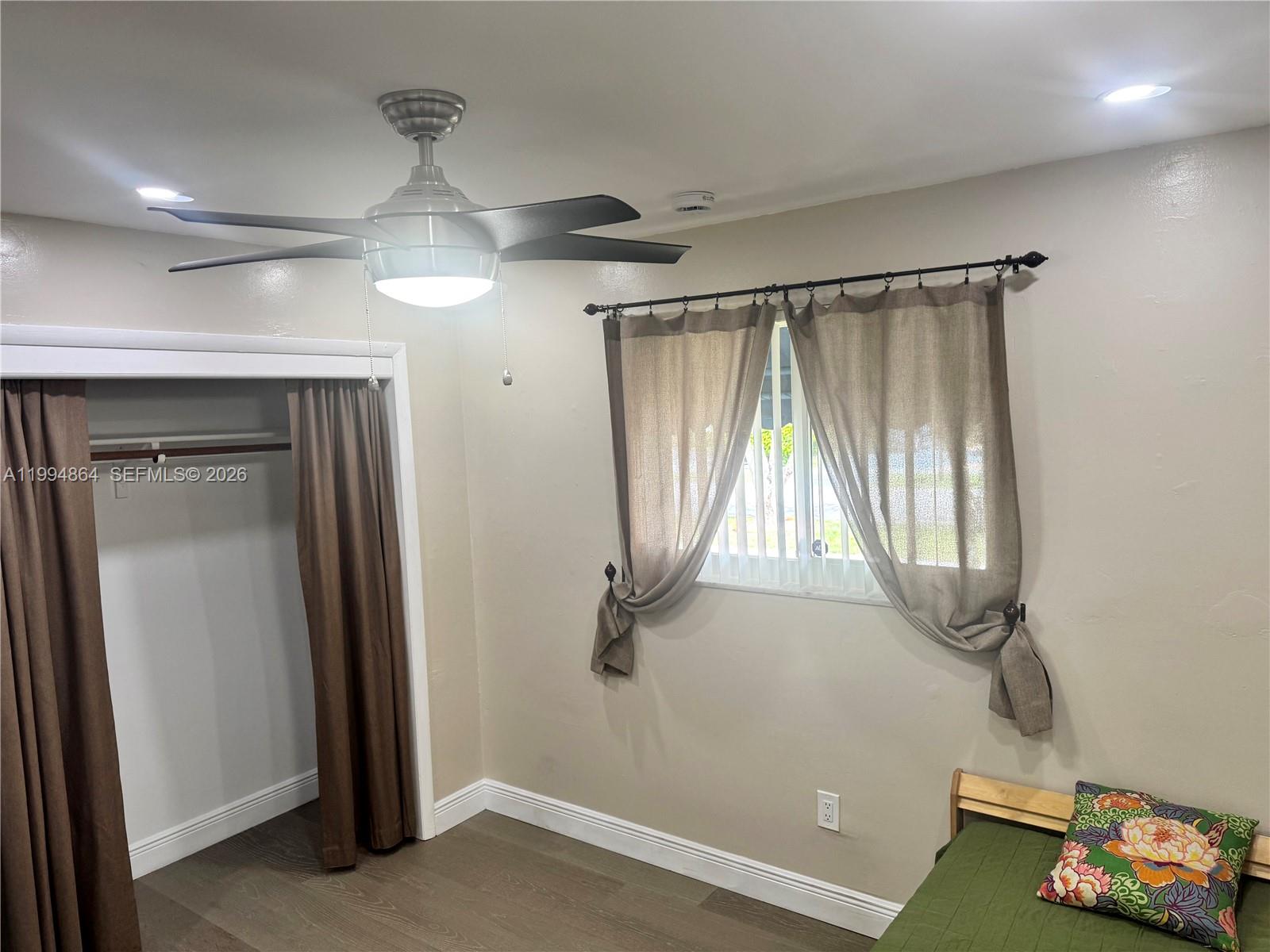 10760 Southwest 63rd Street Miami, FL 33173 - Photo 27 of 61 Recessed lighting, fan and closet space