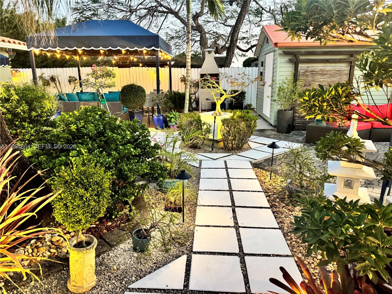 10760 Southwest 63rd Street Miami, FL 33173 - Photo 39 of 61 Lighted pathway