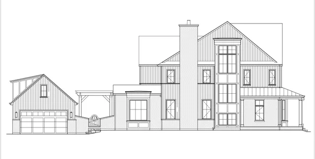 a black and white photo of a house