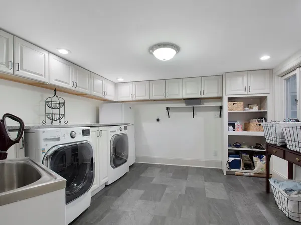 a bathroom with a sink and a bathtub