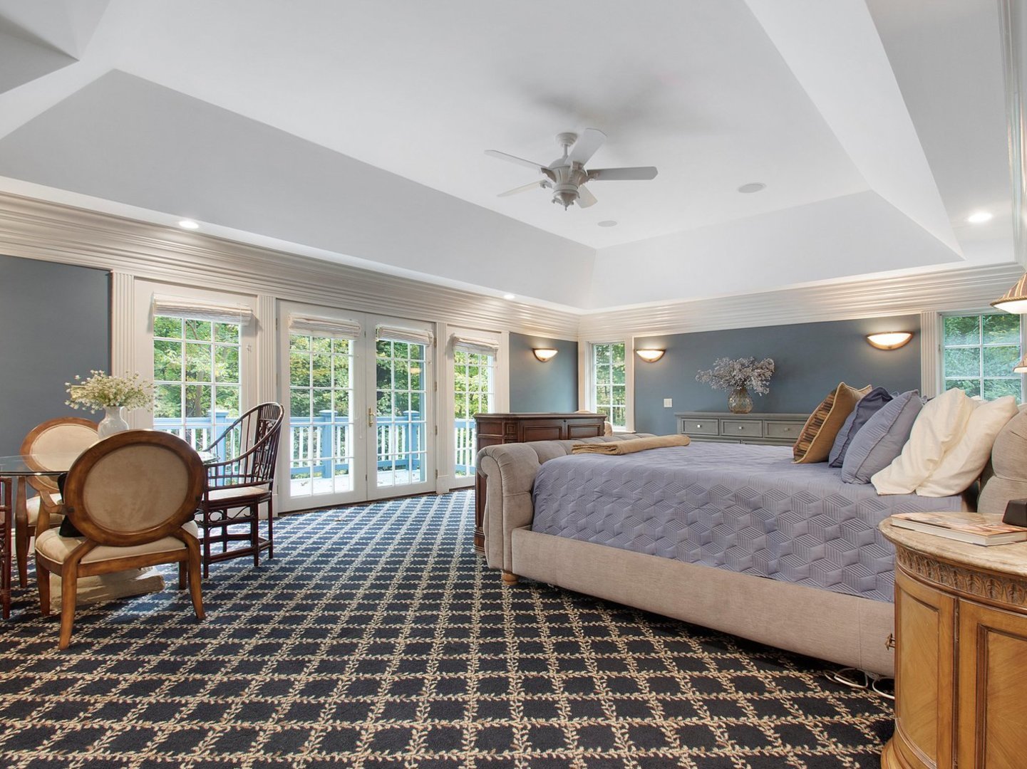 1850 North Mulford Road Rockford, IL 61107 - Photo 10 of 42 a living room with furniture and a floor to ceiling window