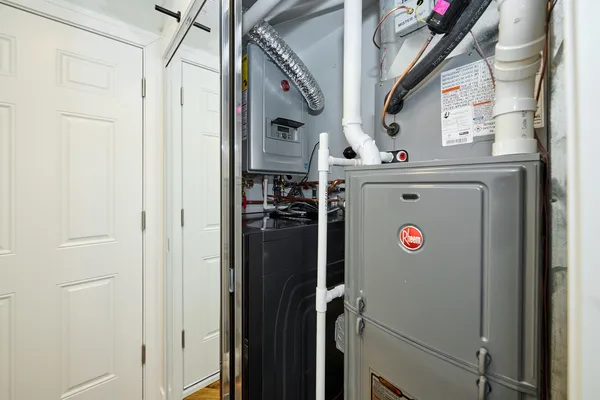 a view of water heater room