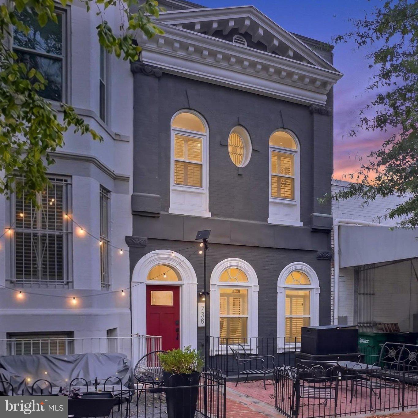 738 11th Street Northeast, Unit 3 Washington, DC 20002 - Photo 1 of 29 Charming residence at twilight glow.
