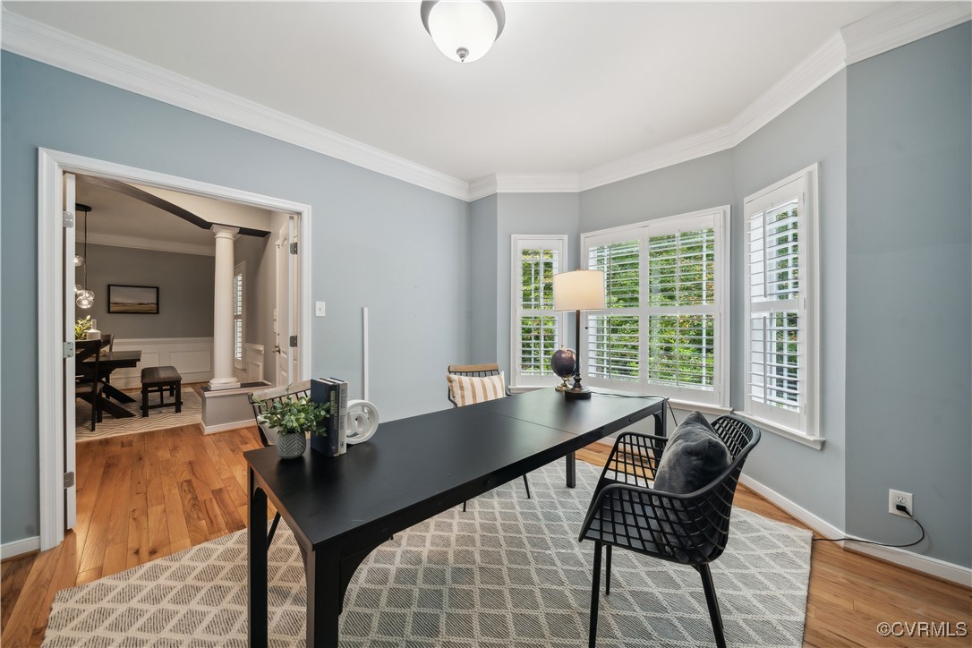 17300 Creekbed Road Chesterfield, VA 23838 - Photo 6 of 49 Beautiful hardwoods throughout first floor.