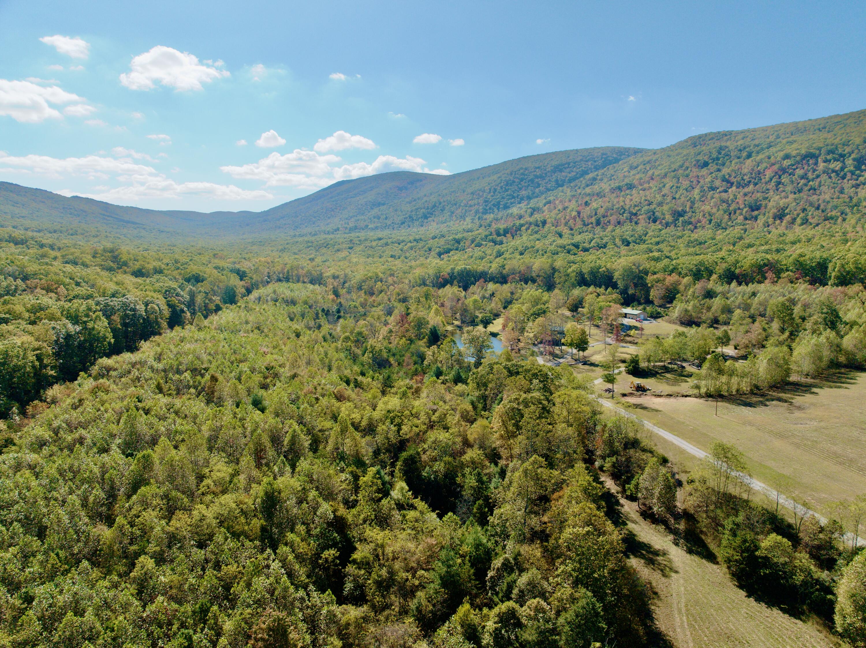 1504 Hutchison Road Newport, VA 24128 - Photo 6 of 99 a view of a city with mountains in the background