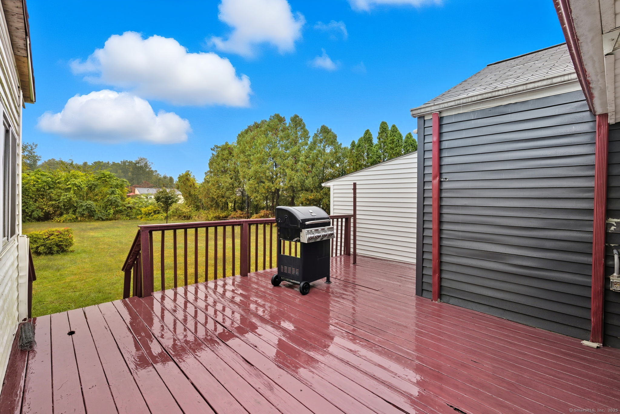 41 Chestnut Drive Windsor, CT 06095 - Photo 26 of 27 a view of stairs and deck with wooden floor