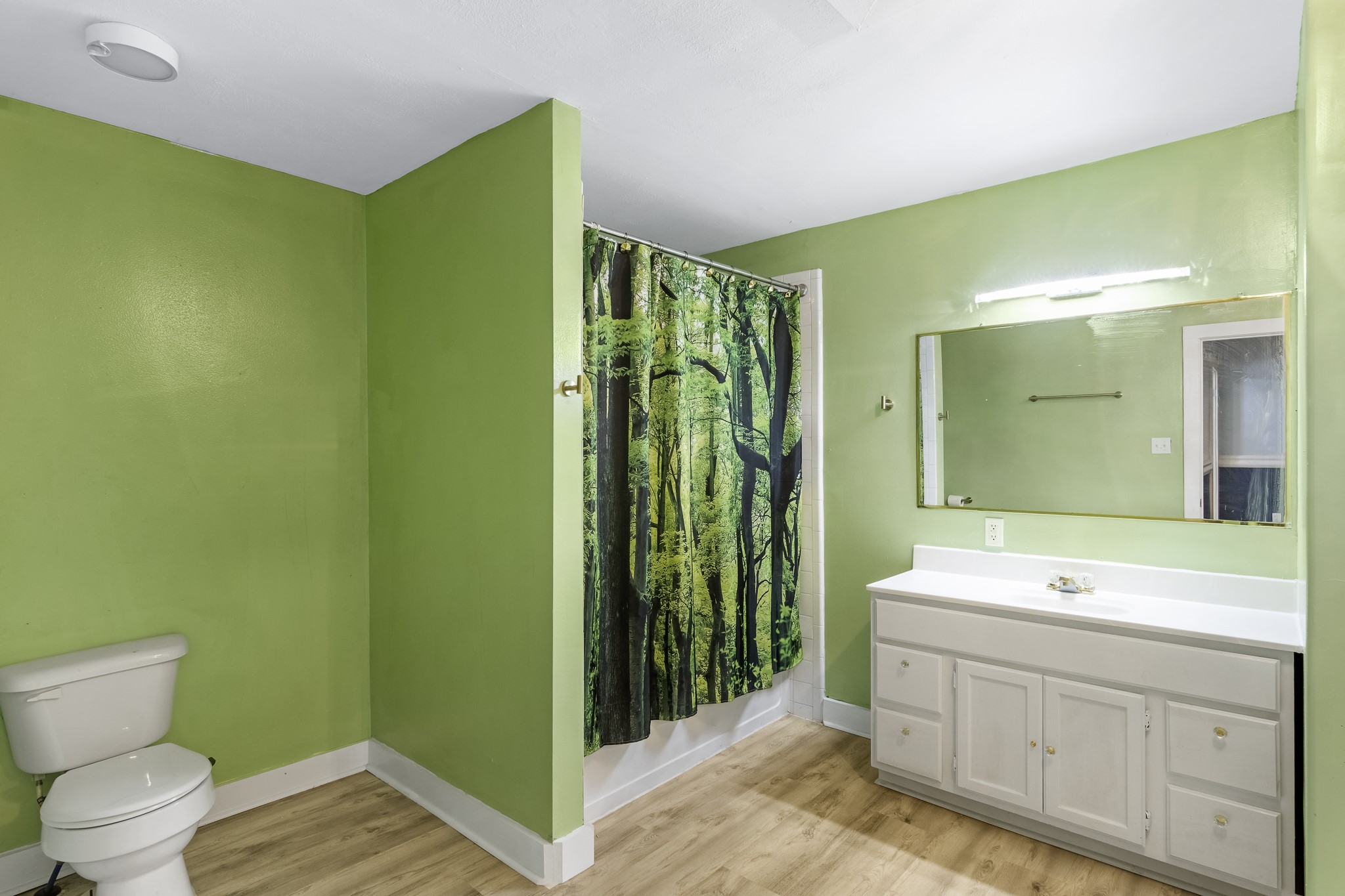 1200 4th Street Palacios, TX 77465 - Photo 21 of 44 a bathroom with a sink a toilet and a mirror