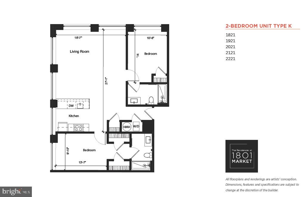 1801 Market Street, Unit 1817 Philadelphia, PA 19103 - Photo 16 of 77