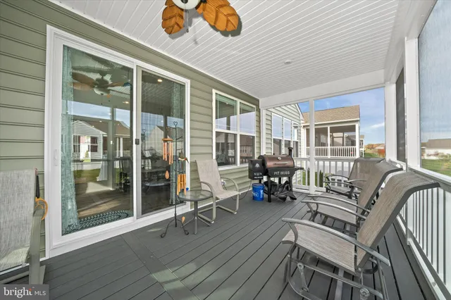 view of a city street with an ocean view