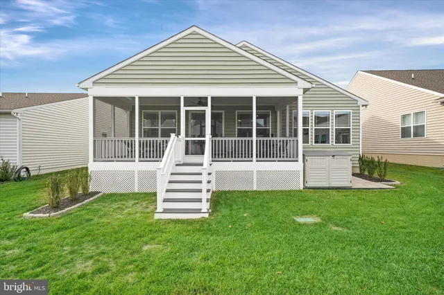a view of a city with lawn chairs