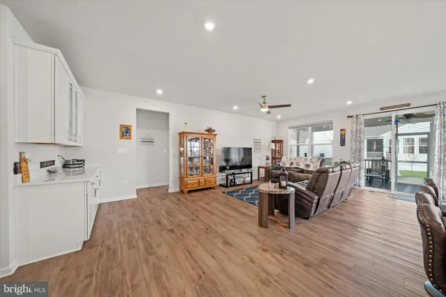 a workspace with furniture