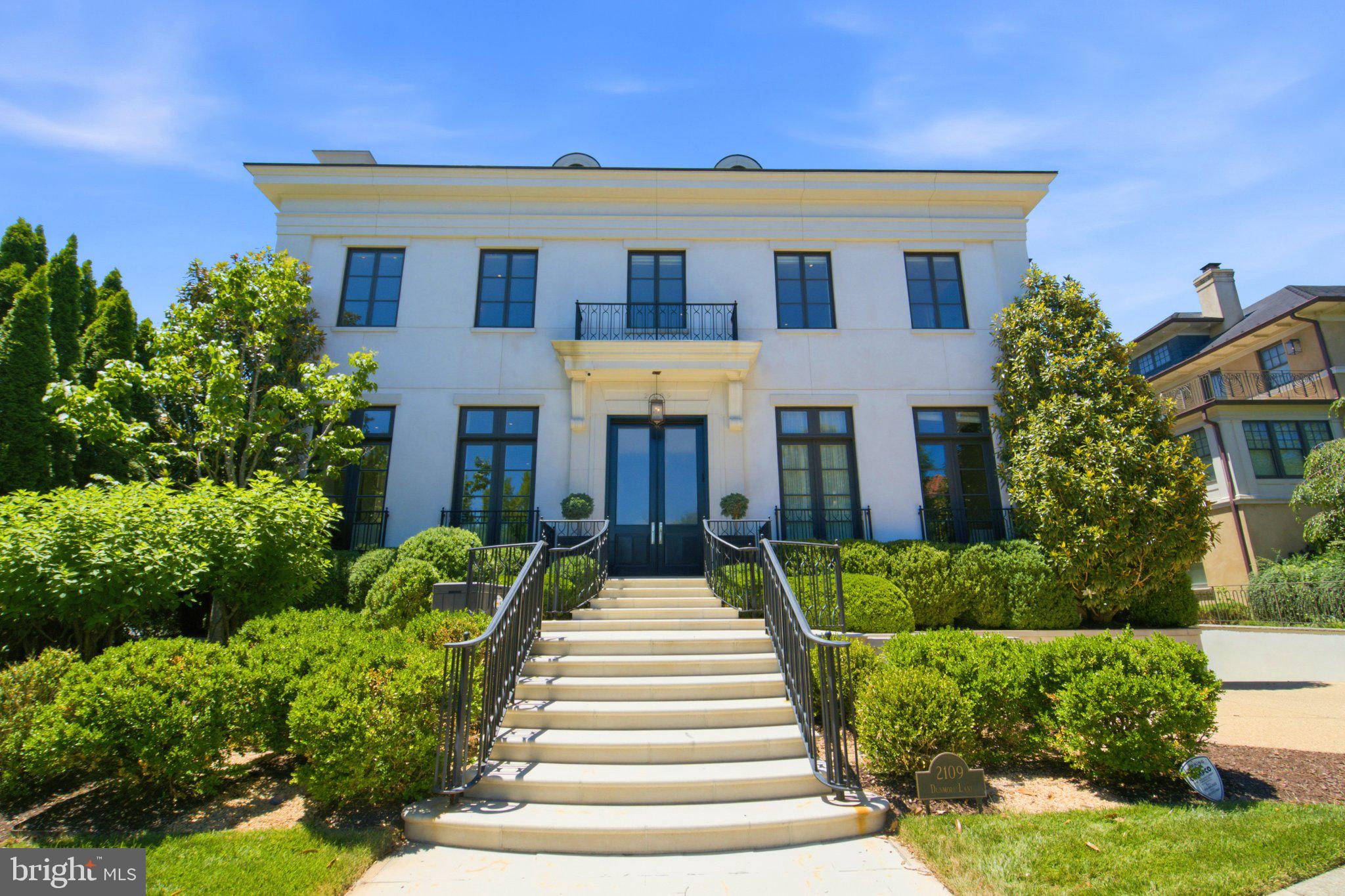 2109 Dunmore Lane Washington, DC 20007 - Photo 78 of 78 Elegant residence with lush landscaping.