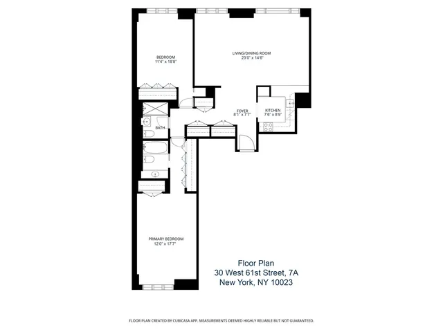 $1,389,000 | 30 West 61st Street, Unit 7A | Upper West Side
