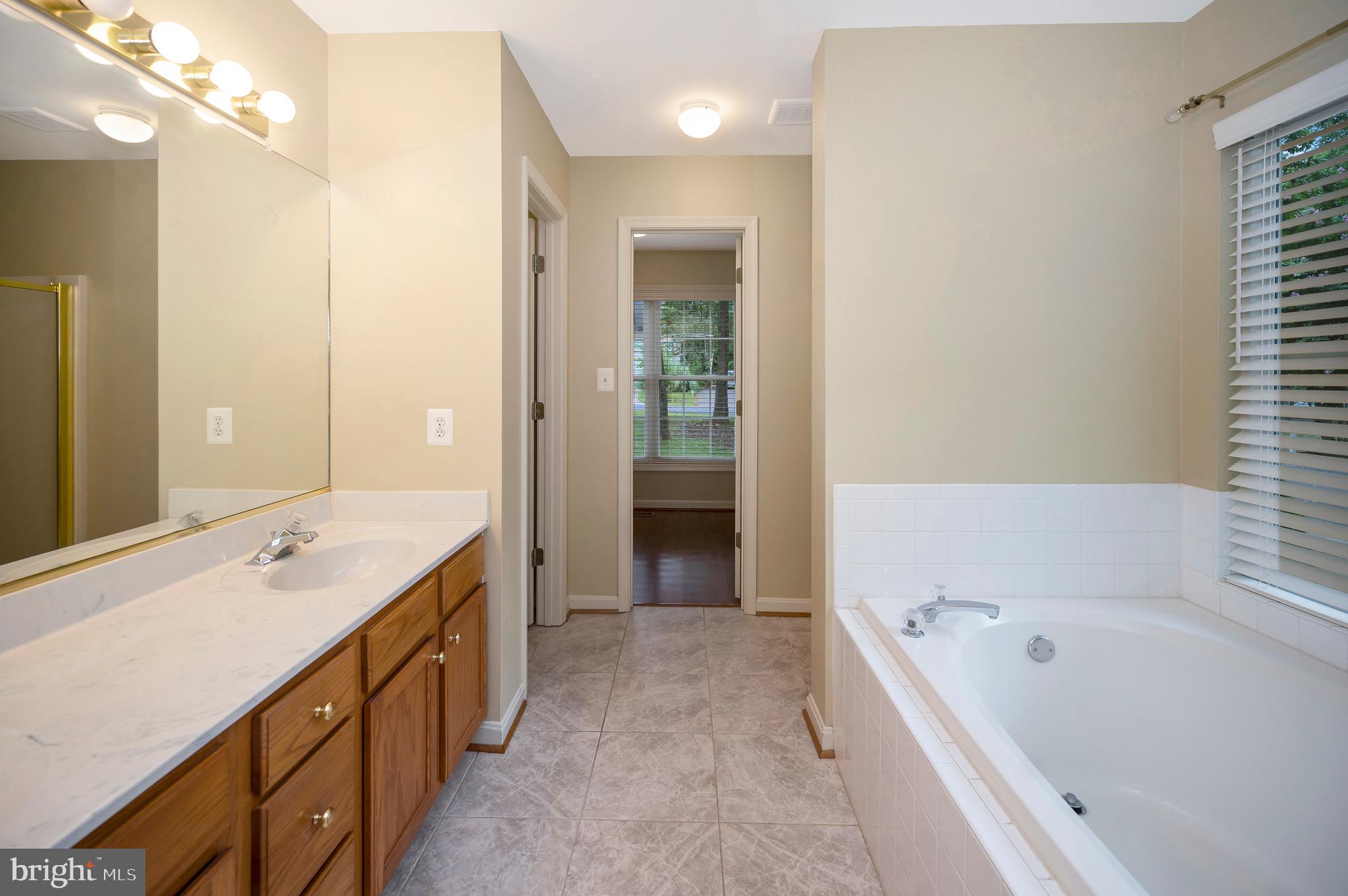 502 Monticello Circle Locust Grove, VA 22508 - Photo 19 of 45 a bathroom with a tub sink and mirror