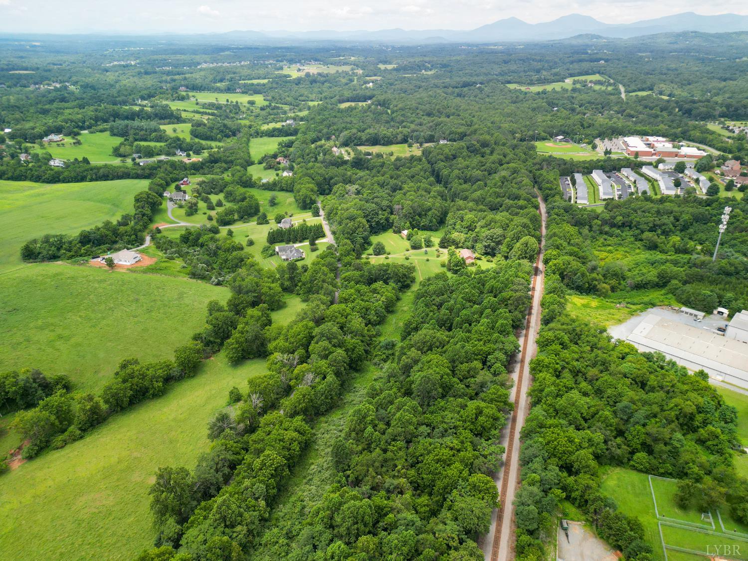0 Elkton Farm Road Forest, VA 24551 - Photo 22 of 27 an aerial view of residential houses with outdoor space and trees