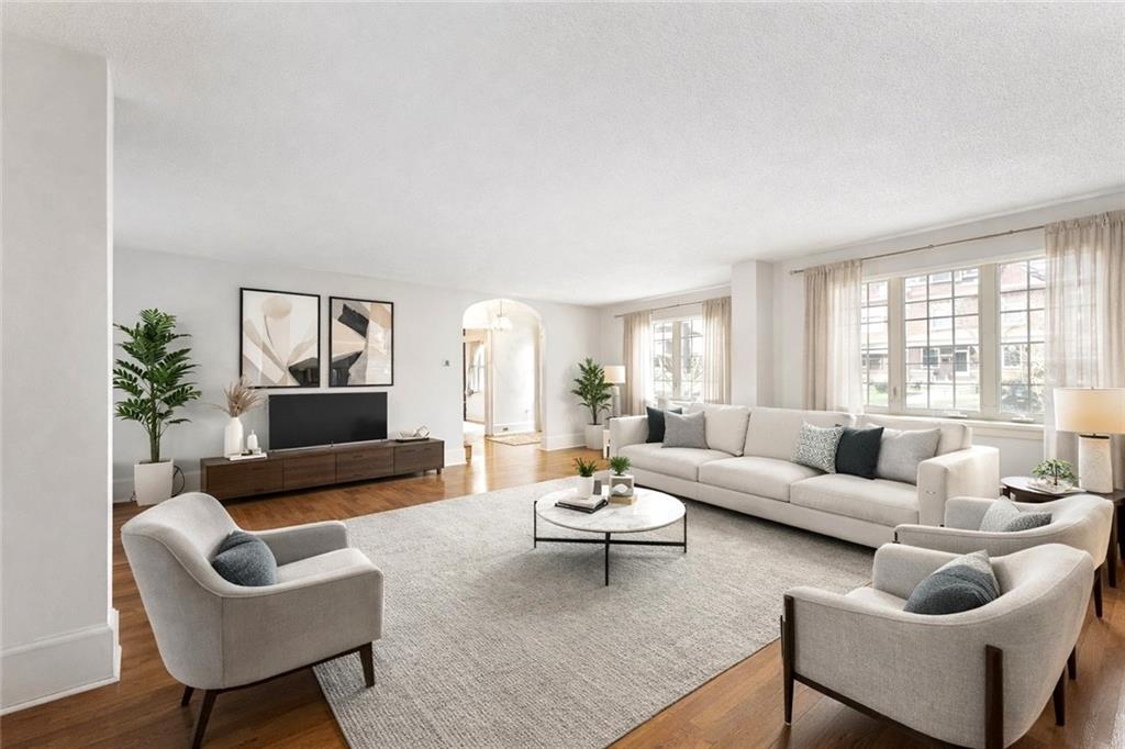 201 4th Street Beaver, PA 15009 - Photo 13 of 50 a living room with furniture and a large window