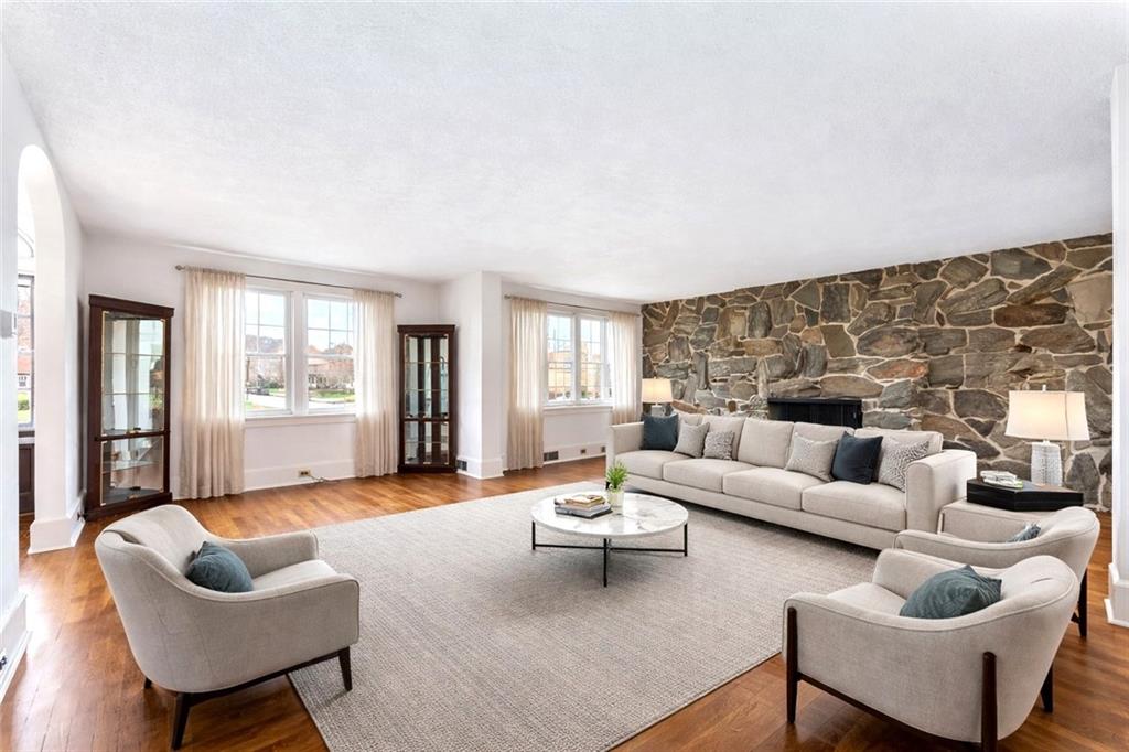 201 4th Street Beaver, PA 15009 - Photo 14 of 50 a living room with furniture and a large window