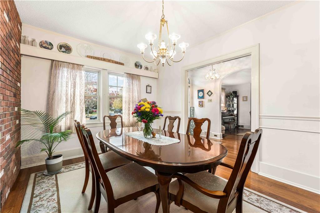 201 4th Street Beaver, PA 15009 - Photo 7 of 42 a view of a dining room with furniture window and outside view