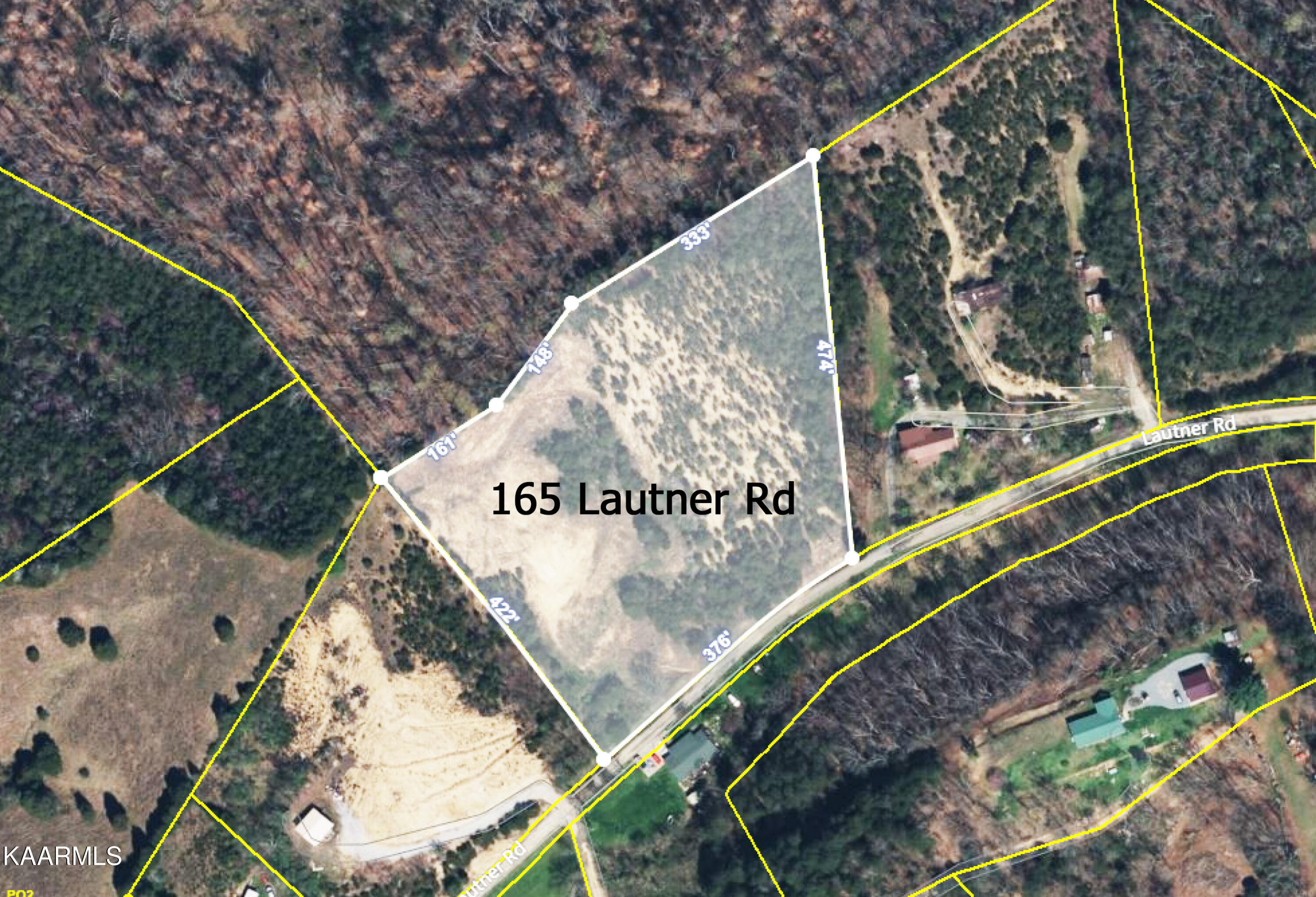165 Lautner Road Bulls Gap, TN 37711 - Photo 3 of 13 165 Lautner Rd aerial 100