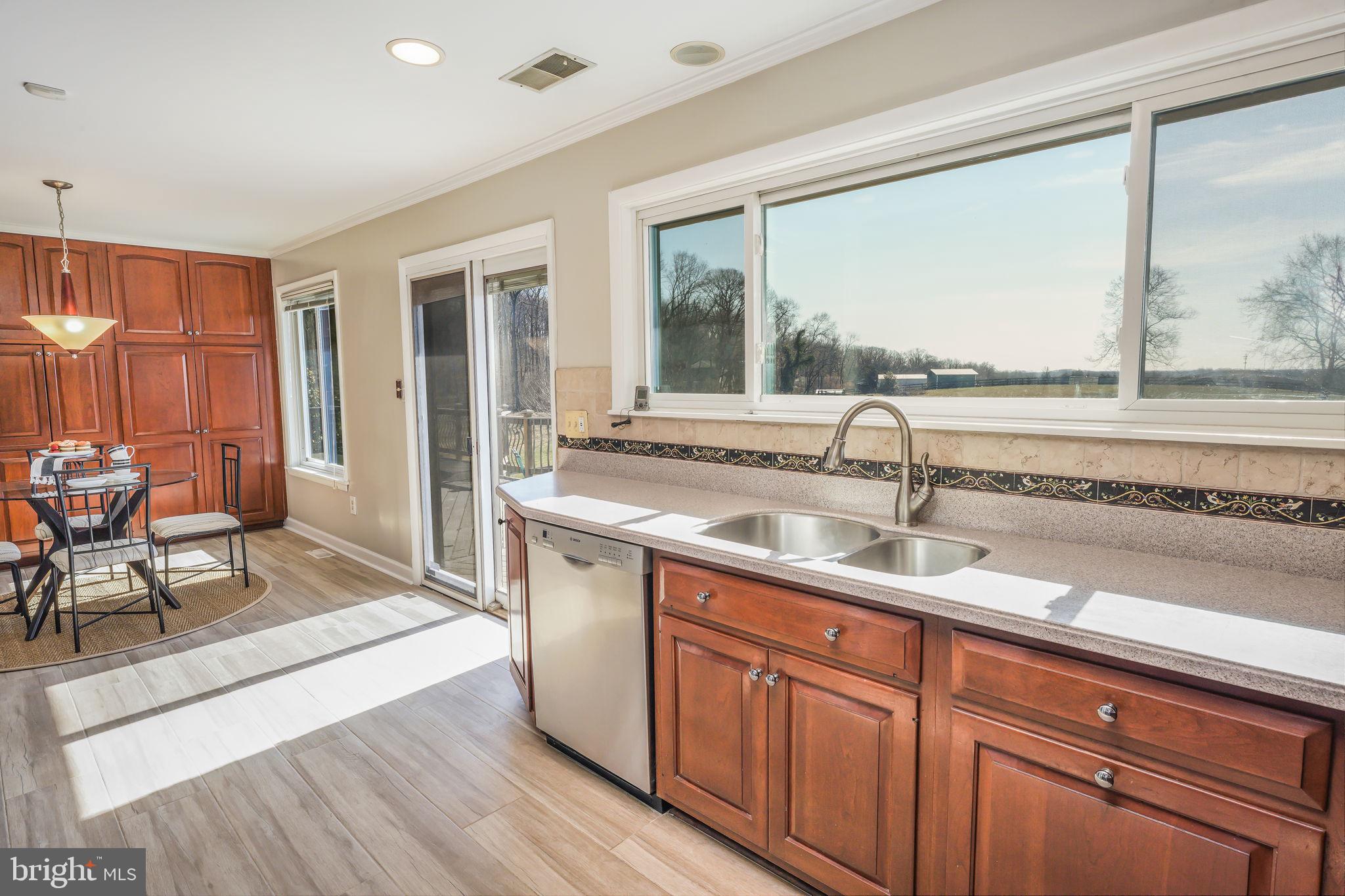 6239 Beverleys Mill Road Broad Run, VA 20137 - Photo 22 of 70 kitchen overlooking pasture views