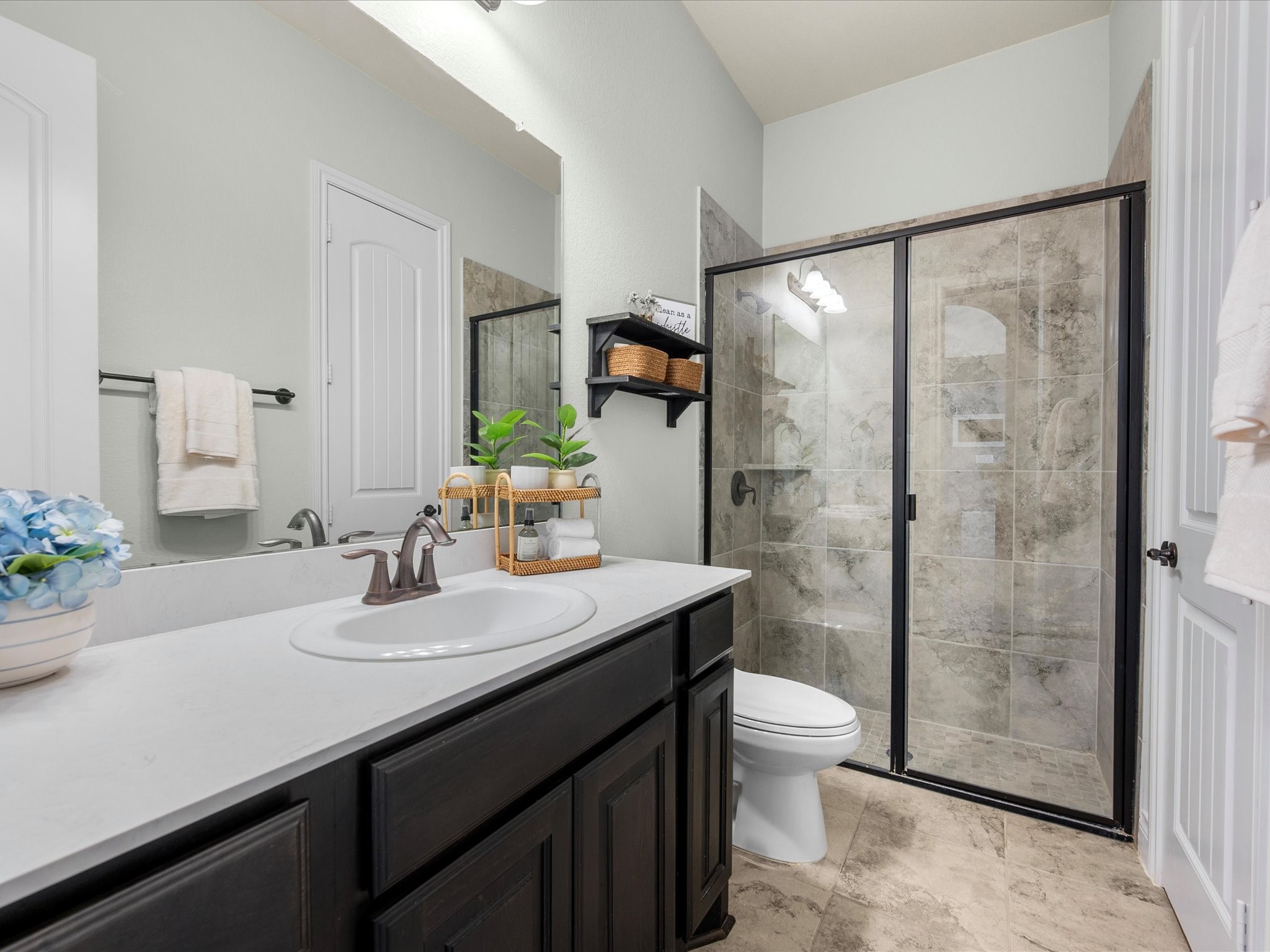 12618 Ranger Court Magnolia, TX 77354 - Photo 29 of 45 Beautiful standing shower with great counter space.