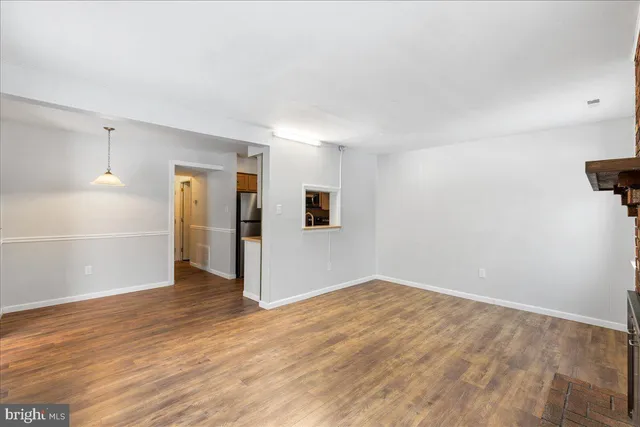 wooden floor in an empty room