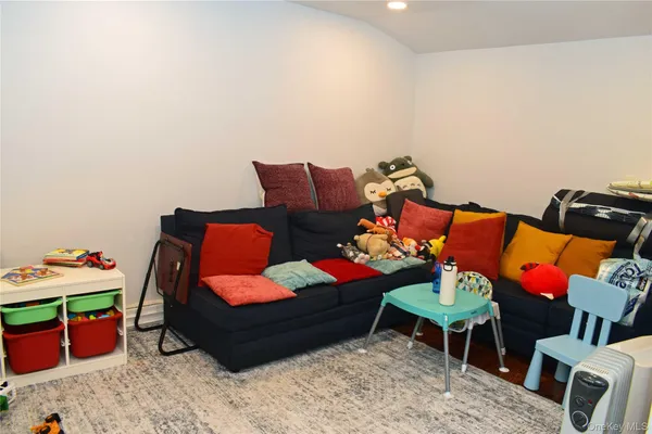 a bed room with furniture and a bed