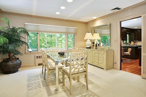 108 Rosalie Road Newton, MA 02459 - Photo 3 of 7 a view of a dining room with furniture window and outside view