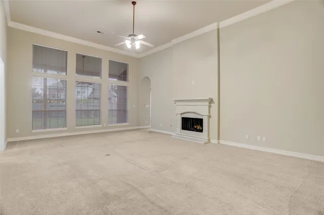 a view of a livingroom with a fireplace