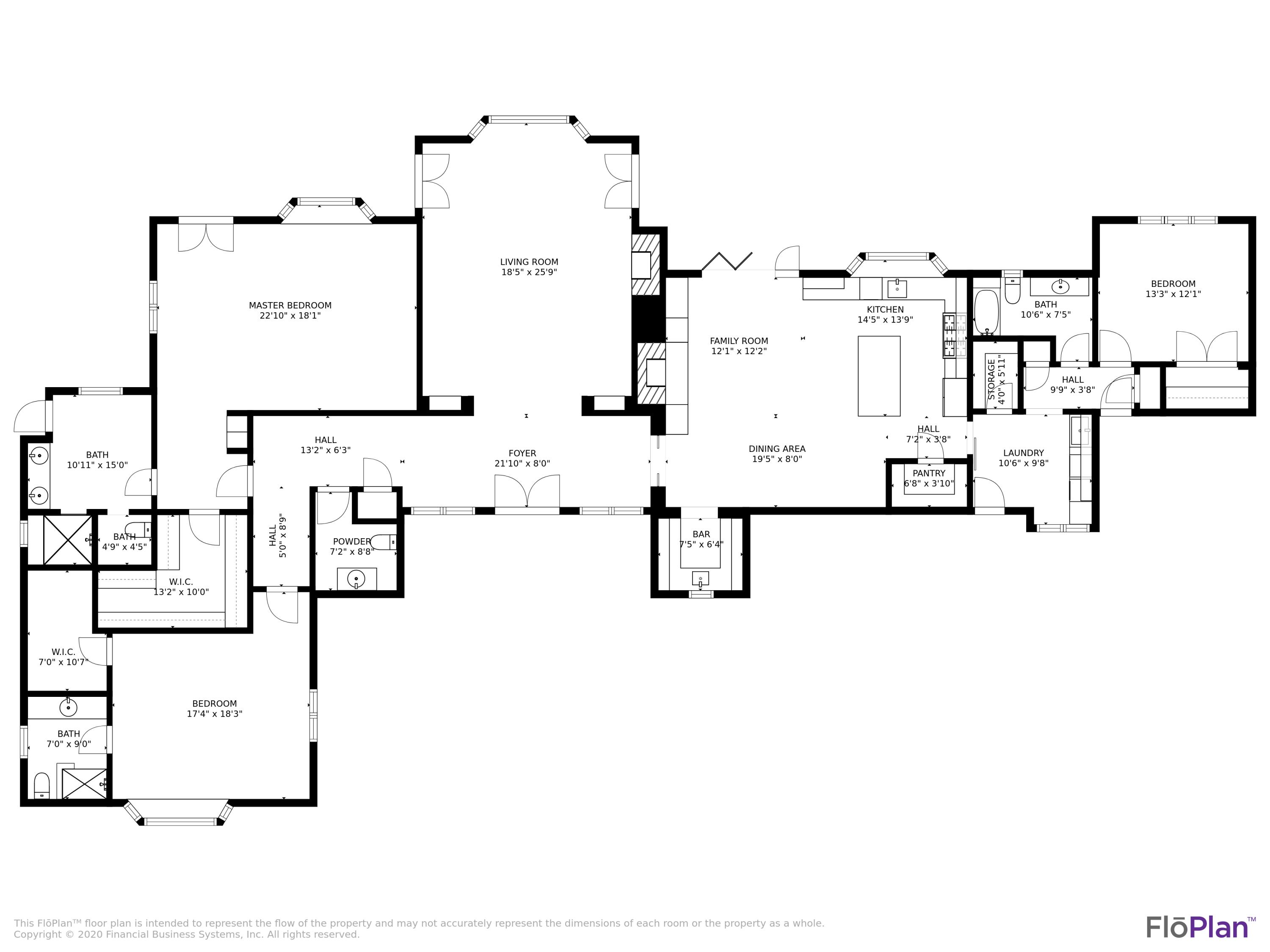 525 Las Fuentes Drive Montecito, CA 93108 - Photo 20 of 20 525 Las Fuentes Drive floor plan