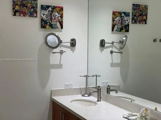 a close view of sink and tap