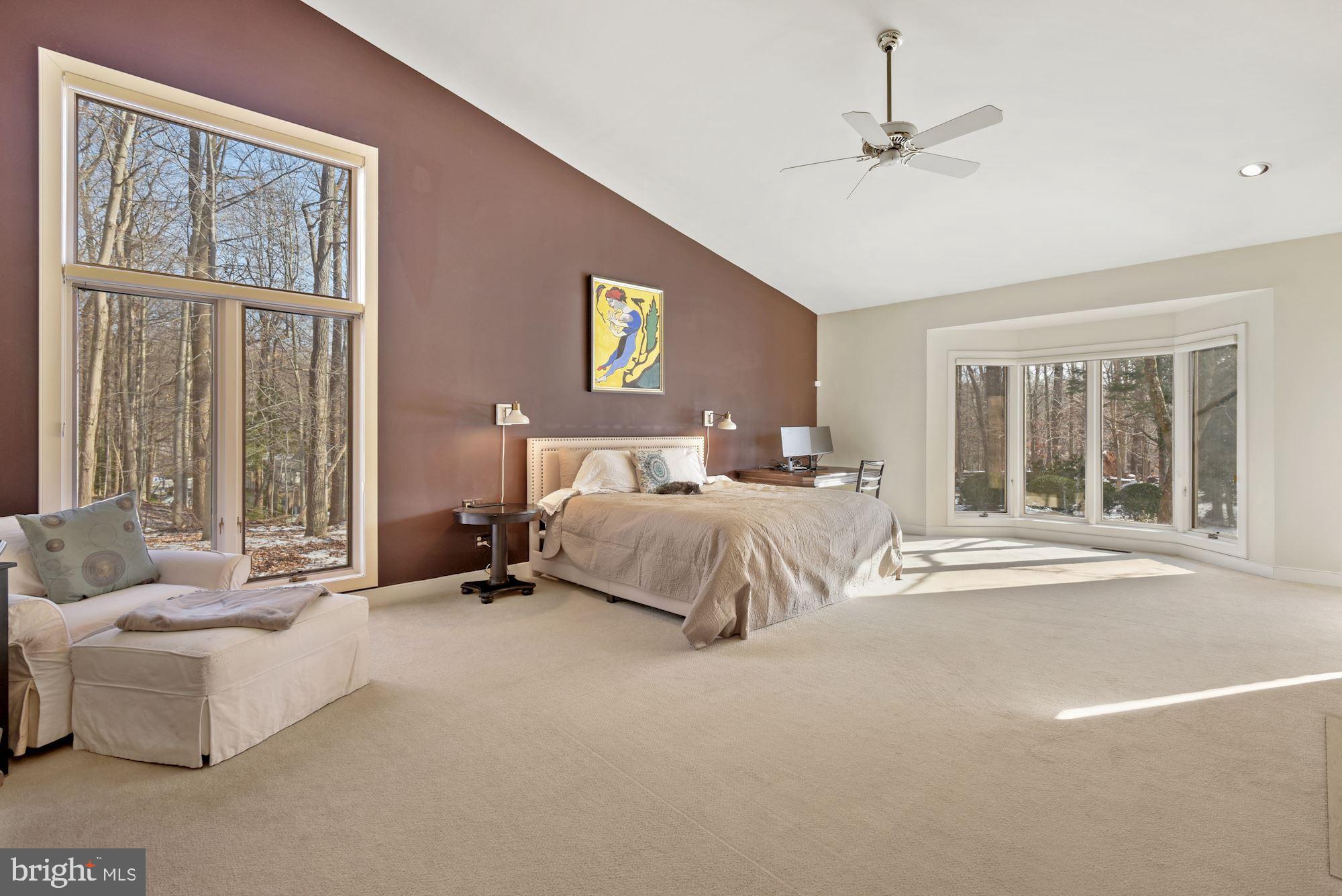 10804 Balantre Lane Potomac, MD 20854 - Photo 23 of 49 Master Bedroom w Cathedral ceilings