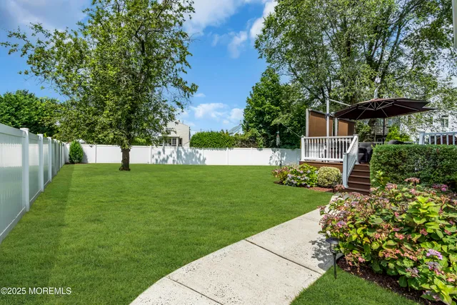 a view of green field with plants and trees