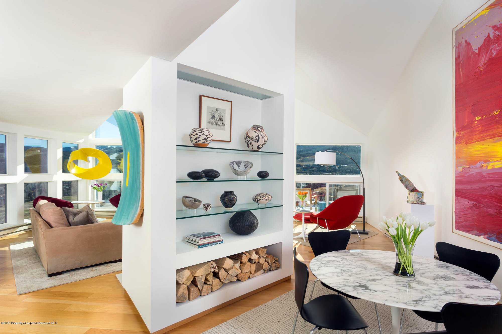 61 Oak Ridge Road Snowmass Village, CO 81615 - Photo 9 of 35 a living room with furniture and painting on the wall