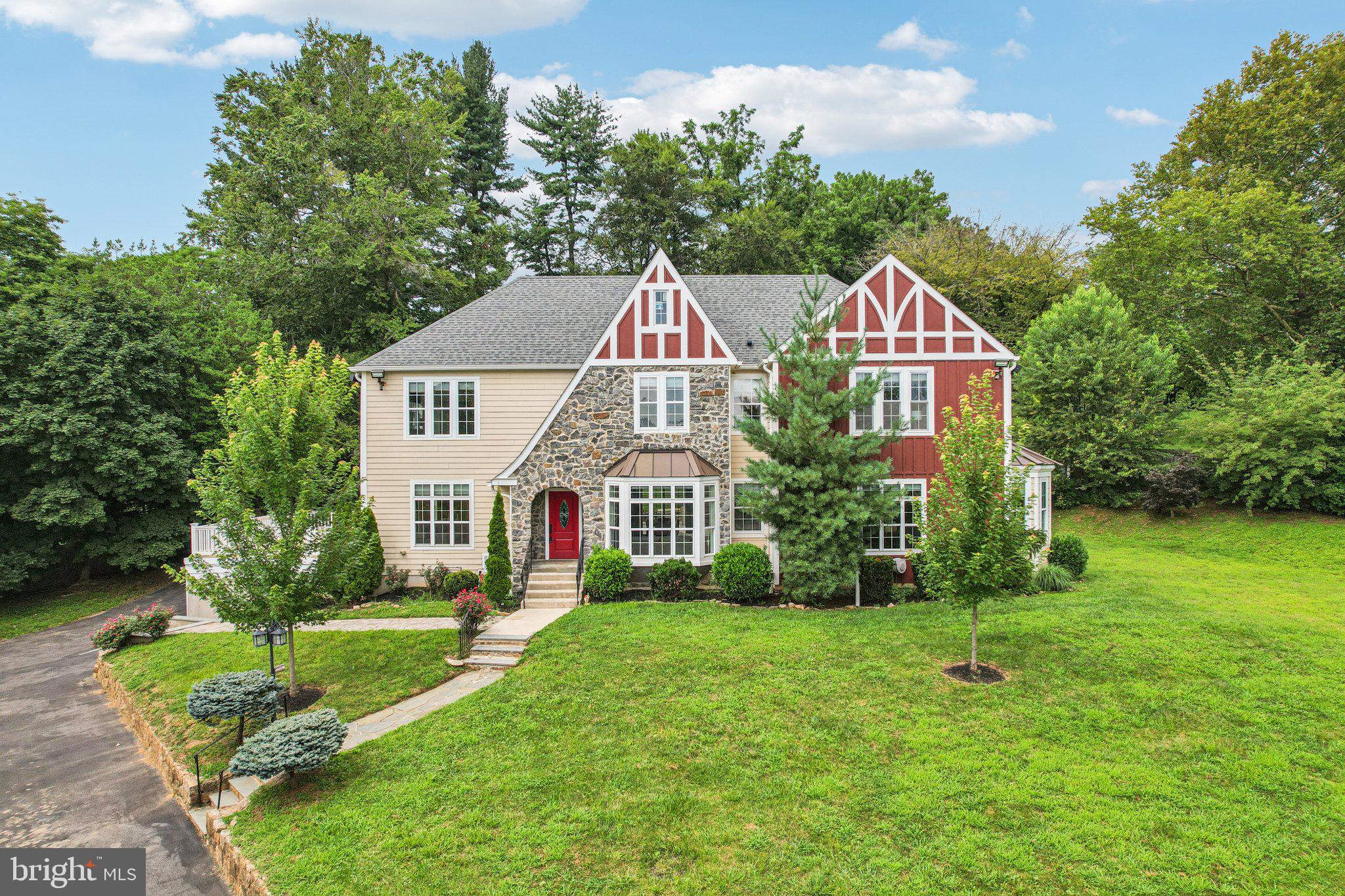 700 South Roberts Road Bryn Mawr, PA 19010 - Photo 2 of 42 a front view of house with yard and green space